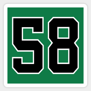 Number 58 Magnet